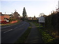 South Littleton boundary sign