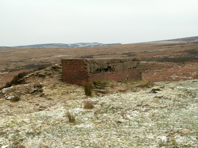 Remains of a target