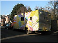 Colourful van in Grove Road.