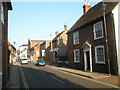 Looking northwards up South Road towards The Crossroads