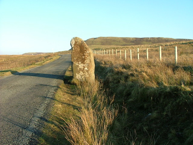 Standing Stone by the Roadside