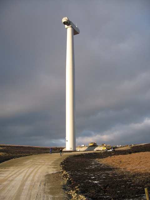 Turbine Tower 16 awaiting fitting of blades.