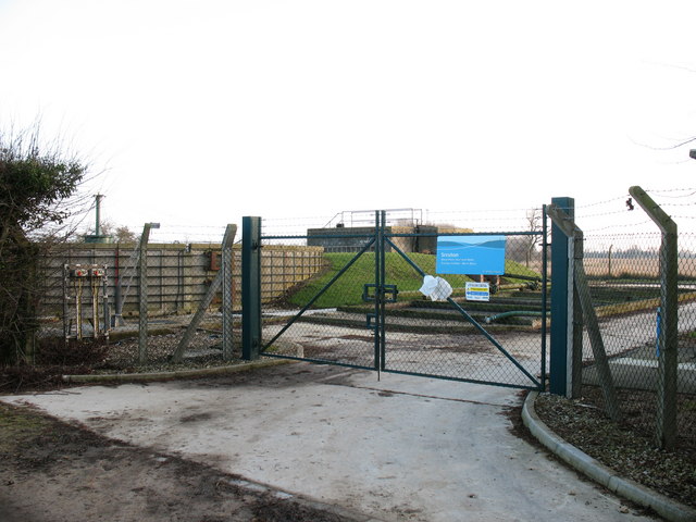 Scruton sewage works © Gordon Hatton cc-by-sa/2.0 :: Geograph Britain ...