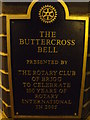 Buttercross Bell - inscription