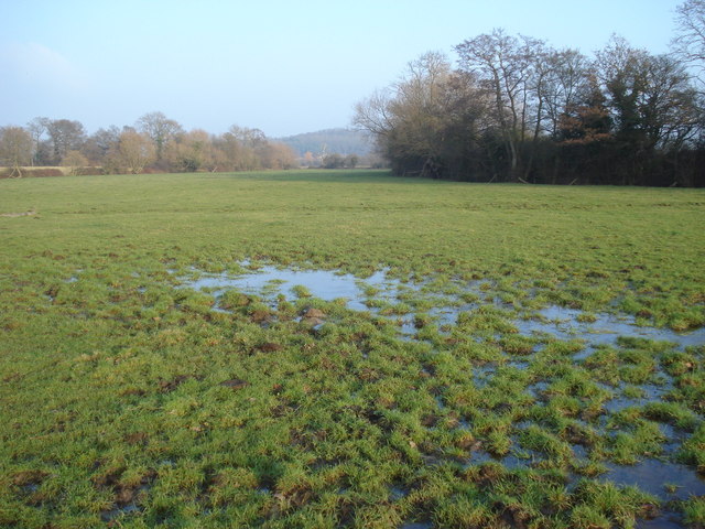 Wet field at Guarlford