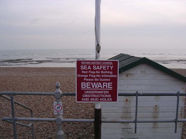 Warning Notice, Bexhill-on-Sea