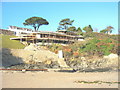 A new cliff top house under construction