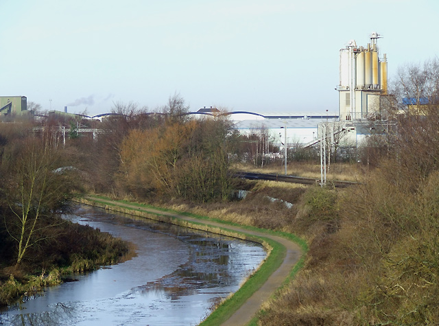 Canal and Factories, near Spring Vale, Wolverhampton