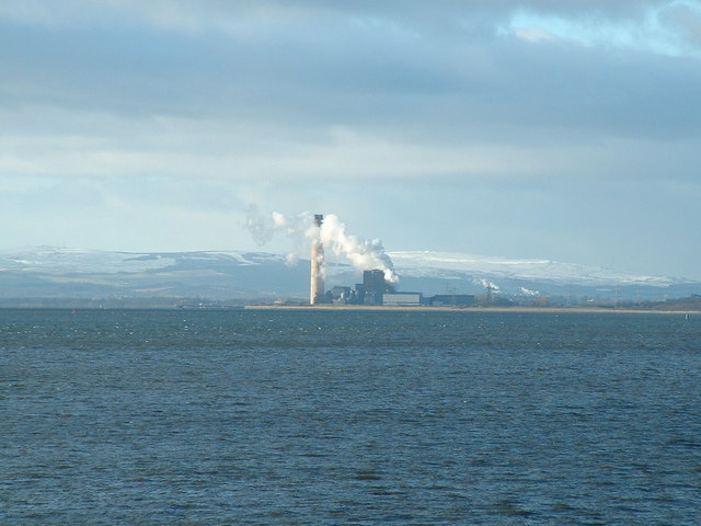Longannet Power Station from the east