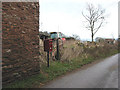 The postbox at Dinedor Cross