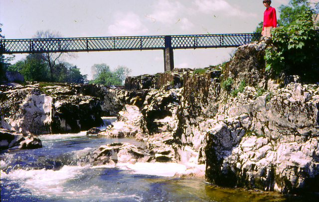 Linton Falls and original Tin Bridge