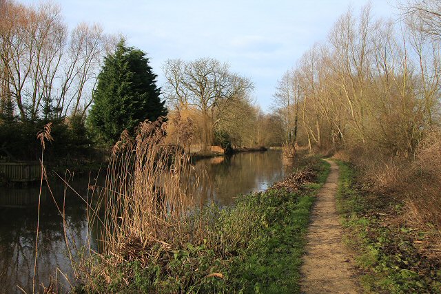 Footpath along River Lark © Bob Jones cc-by-sa/2.0 :: Geograph Britain ...