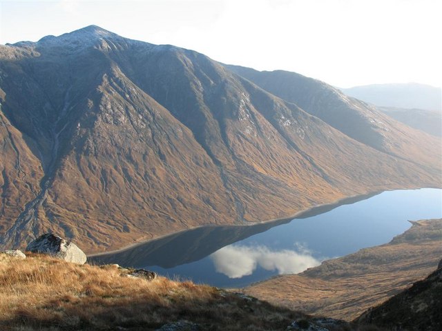View SE from Meall nan Gobhar