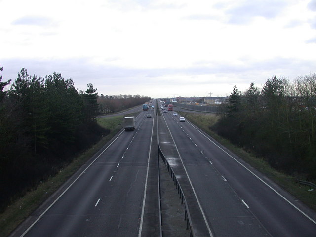 Cambridge northern bypass from Histon Road