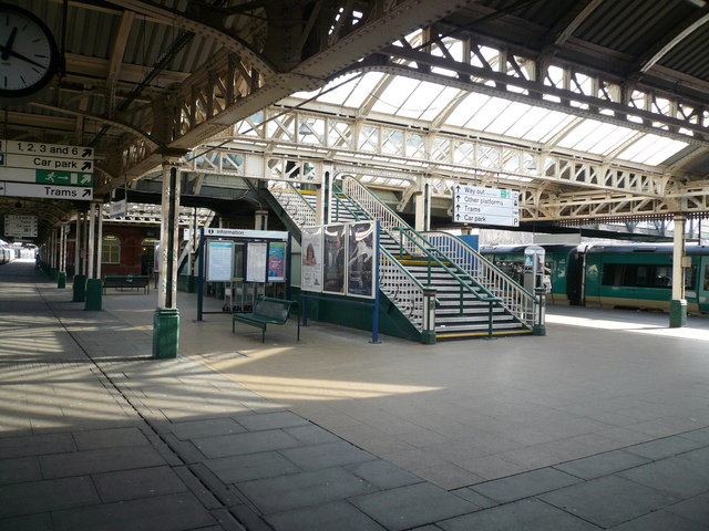 Nottingham Train Station Map Nottingham Station Platform - Way Out © Alan Heardman :: Geograph Britain  And Ireland