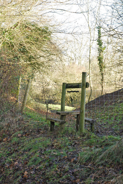 Stile for footpath to Bowerchalke