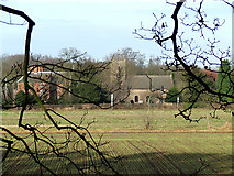 SO8890 : Fields and Himley Church, Staffordshire by Roger  D Kidd