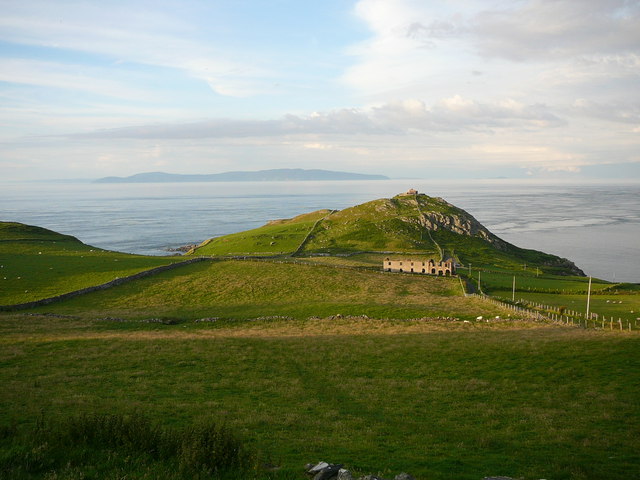 Torr Head and Mull of Kintyre in distance.