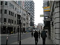 Looking eastwards down Cannon Street