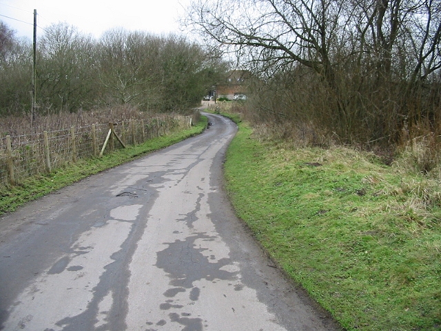 Bottom end of Brook Lane