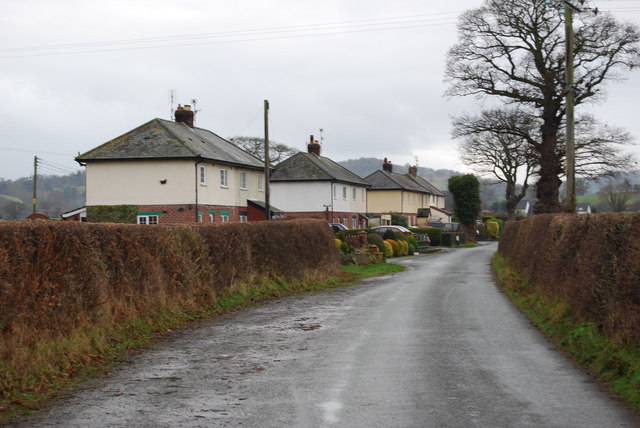 Houses near the Maen Beuno standing... © John Haynes :: Geograph ...