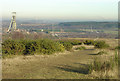 View looking north east from Clipstone colliery tip