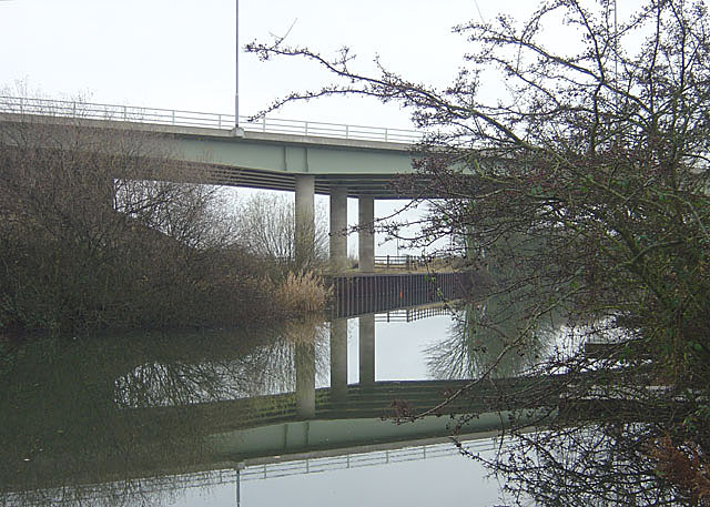 Selby by-pass bridge over the Selby Canal