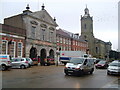 Blandford Forum Town Hall & Parish Church.