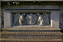 TQ2650 : Plaque on Waterlow grave, Reigate cemetery by Ian Capper