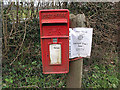 The postbox at Anthony