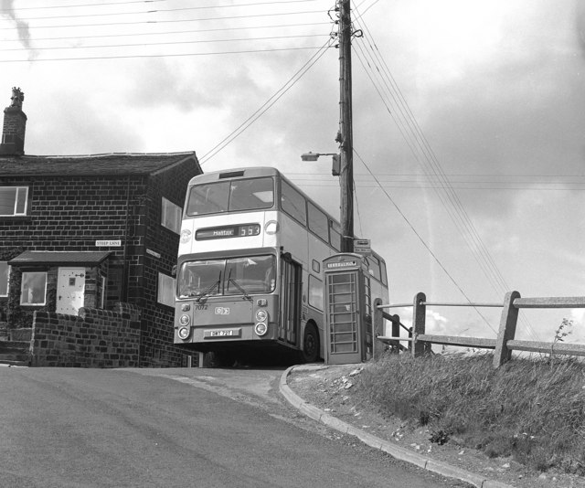 Steep Lane bus terminus, Yorkshire