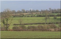 SP5991 : View towards Arnesby Windmill by Mat Fascione