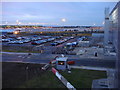 View just to the west of Stansted Airport terminal building