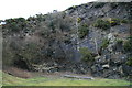 Faulting in quarry face near Cwmyrhiwdre