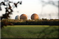 Radar domes, near Croughton