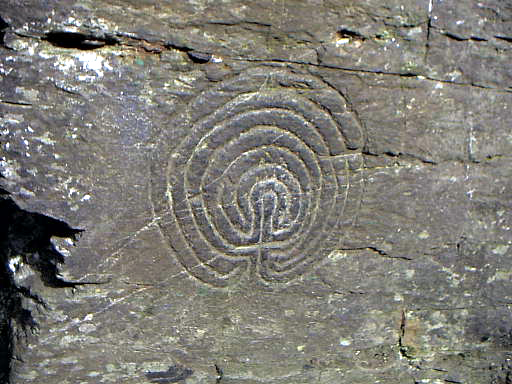 Rock Carving - Rocky Valley near Tintagel
