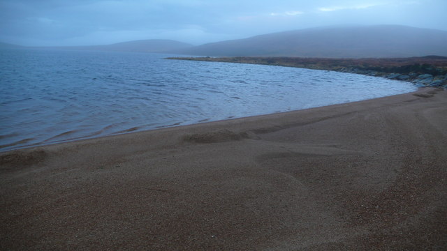 Beach at E end of Loch na Gaineimh