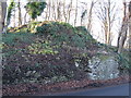 Remains of bridge carrying the old lead smelting flue over the B6295