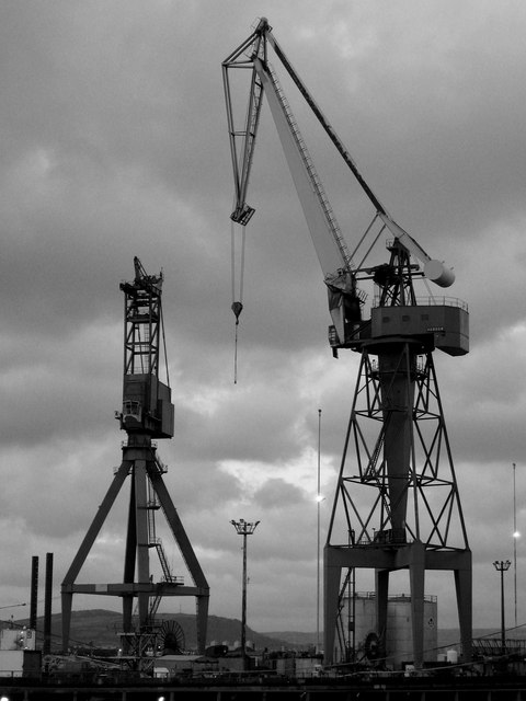 Dock cranes, Belfast [2]