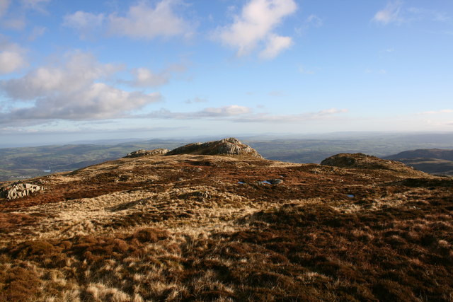 Pen y Castell summit plateau