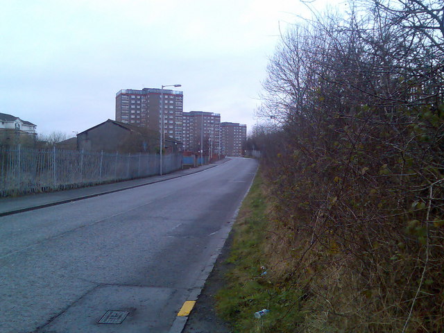 Dalmuir flats from Park Road