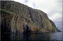 NG4297 : East cliffs, Eilean Tighe, Shiants by David Maclennan