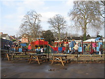 SU8486 : Higginson Park play area by Mr Ignavy