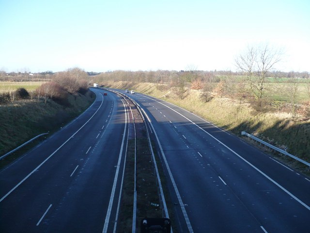 M2 motorway taken from the Brogdale Road... © pam fray :: Geograph ...