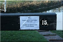 ST9061 : 2008 : Semington Lock No.15 by Maurice Pullin