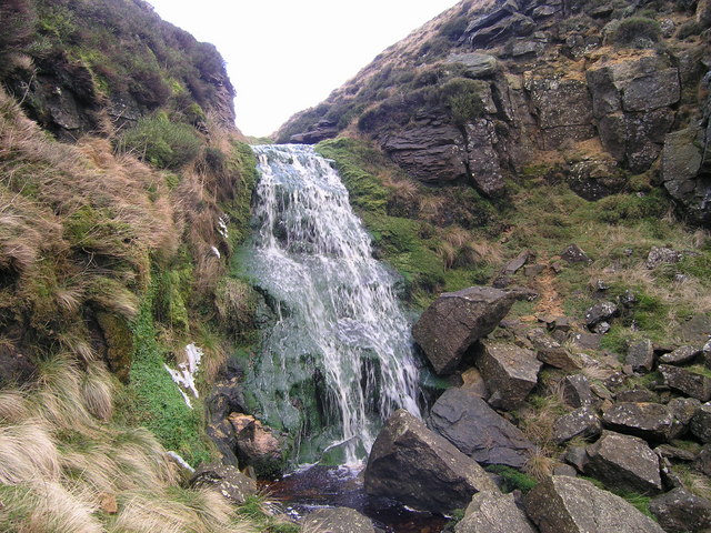 Waterfall in East Gill Dyke