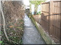 Small stream running alongside Nutbourne Business Centre