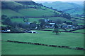 Large farm right on the Wales / England border