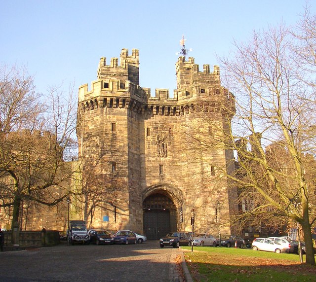 The gateway to Lancaster Castle,... © Humphrey Bolton :: Geograph ...