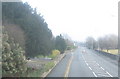 The A487 on the western outskirts of Tremadog